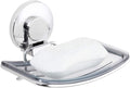 LEVERLOC Soap Holder, Soap Dish for Shower, Suction Cup Bar Soap Holder