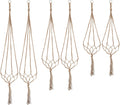 Plant Hangers Indoor Macrame Hanging Planter Holder 6 Pack, 3 Sizes