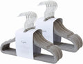 3 Sprouts Velvet Baby Hangers, Non Slip Slim, Dark Gray, 30 Pack