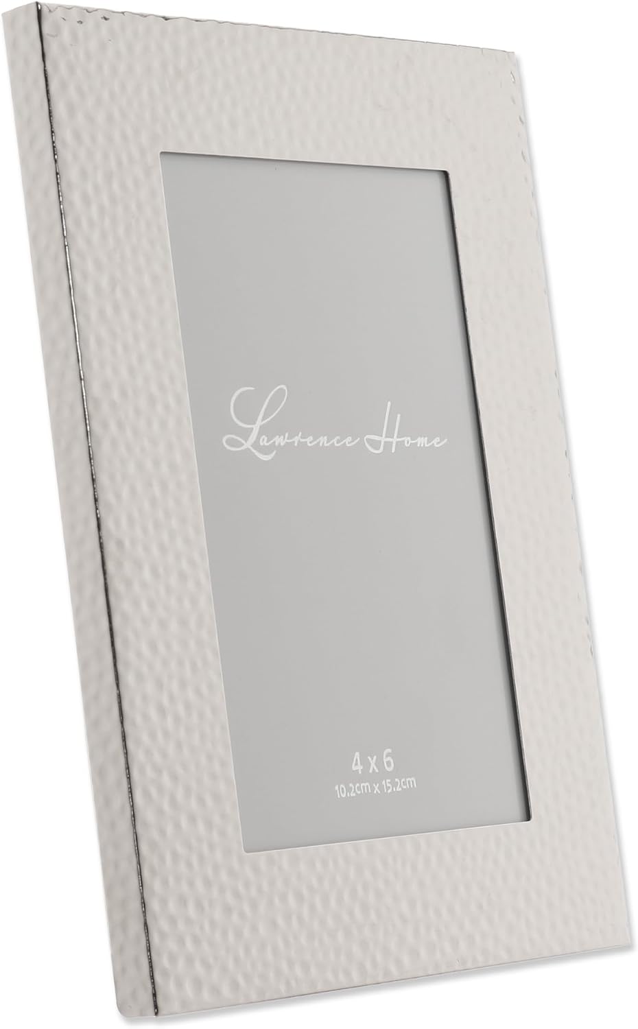 Lawrence Frames Metal Frame, Hammered, Silver