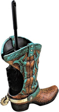 BestGiftEver Western Boot Toilet Brush Holder