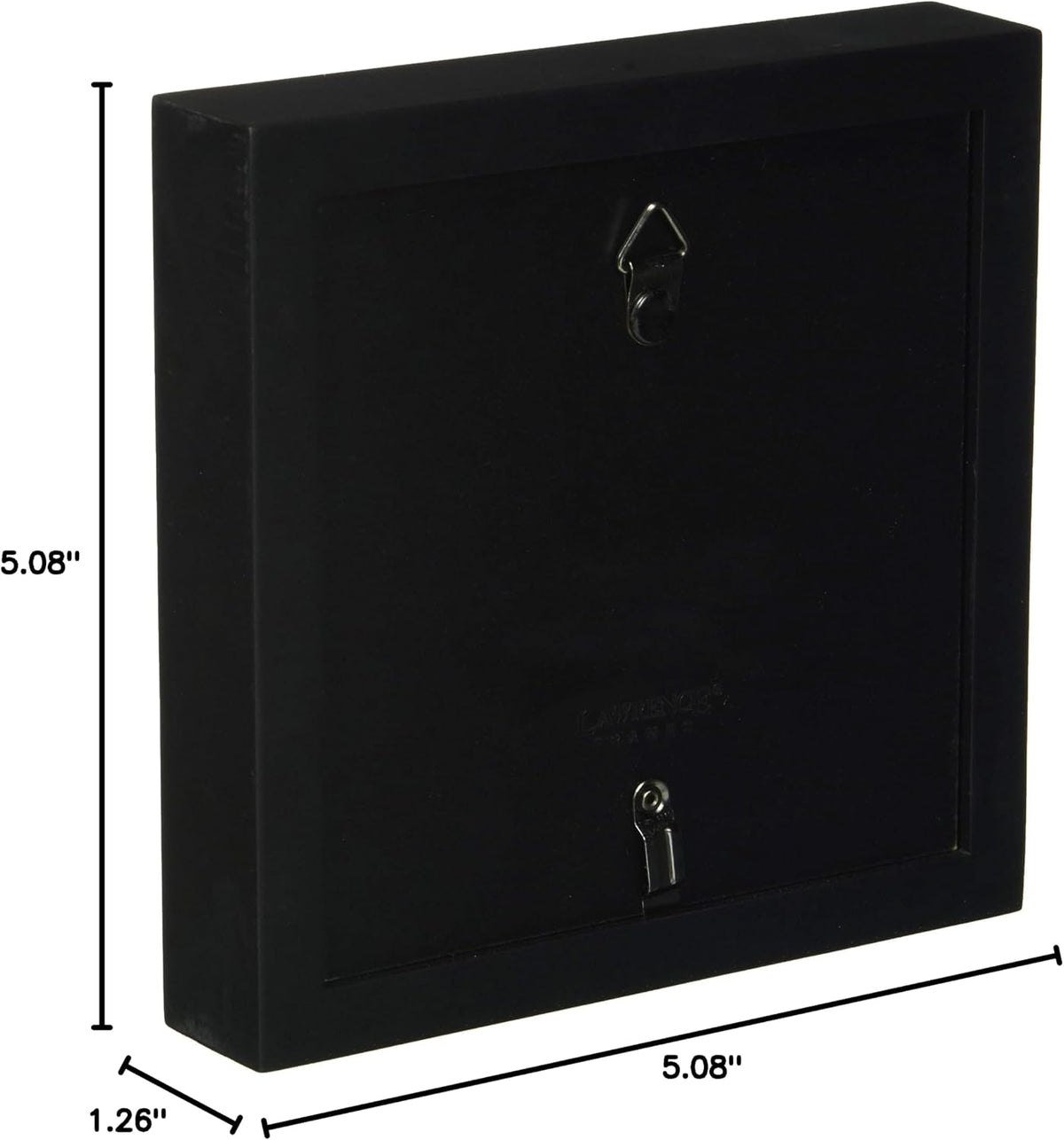 Lawrence Frames, Black, 5x5