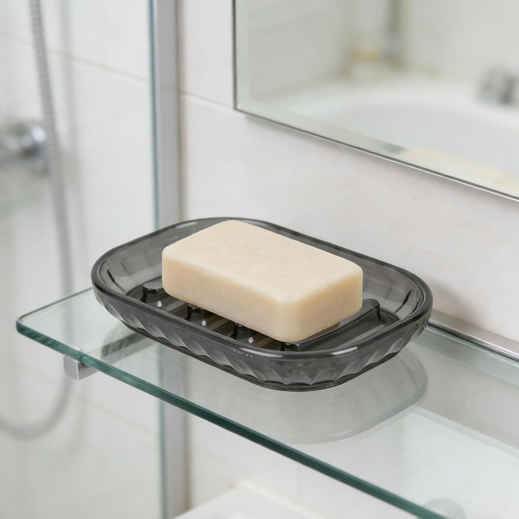 2 Pack Soap Dish Holder for Bar Soap, Bathroom Soap Dishes Bar Soap Holder