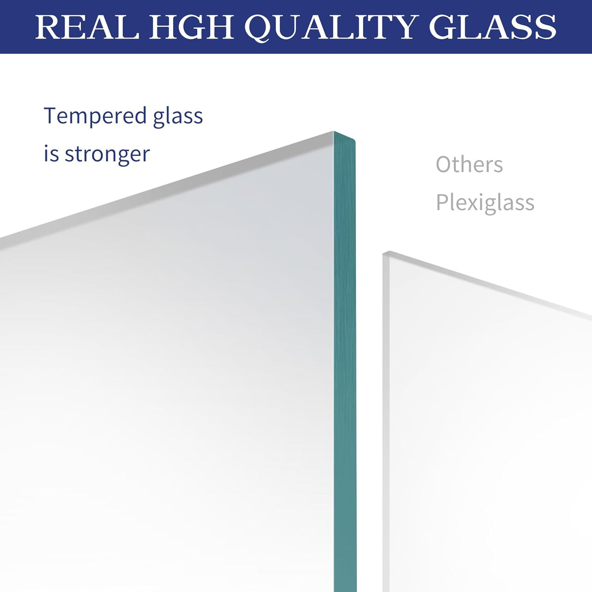 An&He 10x10 Shadow Box Frame Engineered Wood | with a 2.7" Usable Display Depth | Includes Acid-Free Backing Board, UV Resistant Acrylic, and Hanging Hardware-White