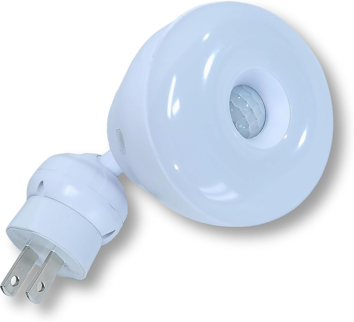 Bright Night Sensor Light LED Motion and Light Sensor AC Outlet Plug-in Flexible Neck Rotatable PIR Automatic Lamp Dusk to Dawn 5W 6500K
