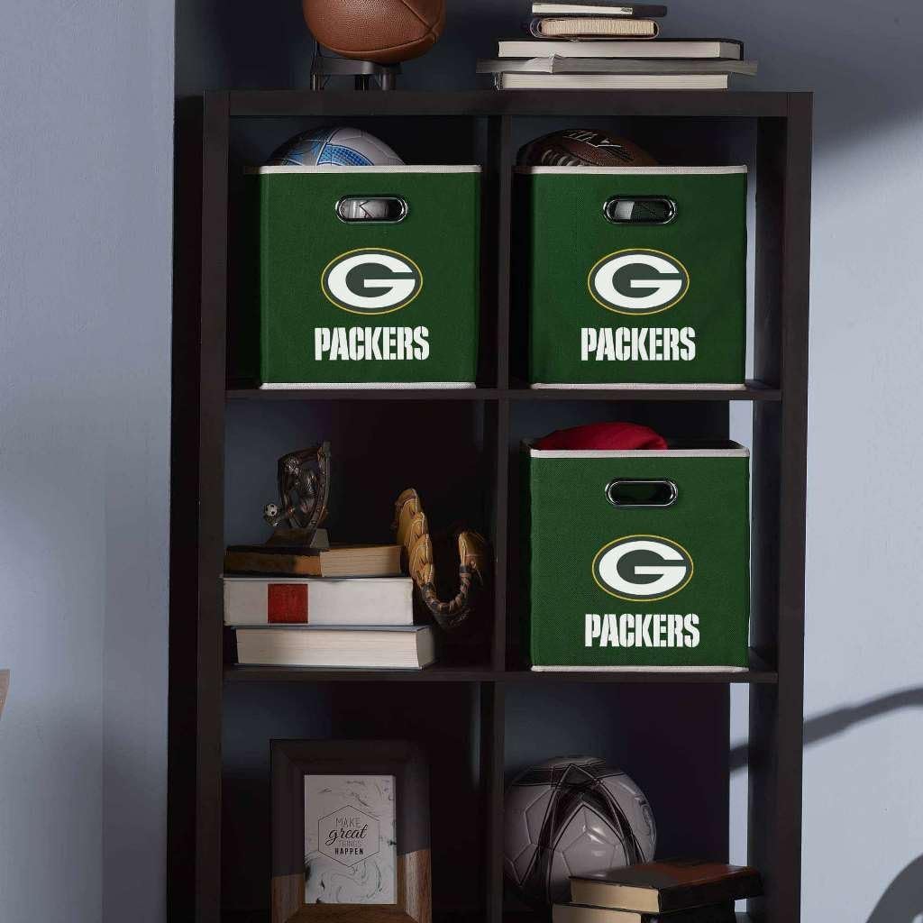 Franklin Sports NFL Green Bay Packers Collapsible Storage Bin