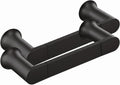 Moen Genta Matte Black Modern 6.8-Inch Length Hand-Towel Bar for Bathroom or Kitchen, BH3886BL (Pack of 2)
