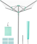 SONGMICS Umbrella Drying Rack, Foldable Outdoor Clothesline for 4 Loads