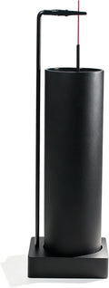 Incense Holder for Sticks,Incense Burner Holder,Modern Incense Holder for Stick with Glass Ash Catcher,Insence-Stick Holder [Anti-Ash Flying] for Yoga Spa (Upside Down Full Black)