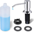 Polished Chrome Soap Dispenser for Kitchen Sink WEWE, Stainless Steel