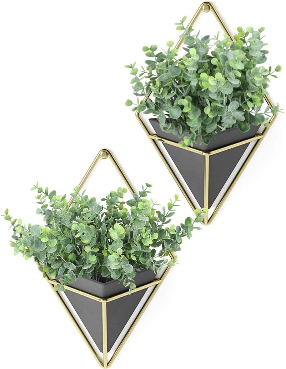 6Pcs Artificial Eucalyptus Stems Outdoor Plants Farmhouse Plastic Greenery