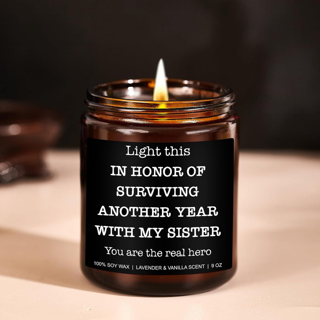Younift Funny Scented Candle, Brother in Law Christmas & Birthday Gifts