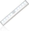 Leadleds I-007 10-LED Wireless Motion Sensor Light Automatic with Magnetic Strip, Battery Operated, Portable for Closet, Door, Stairs, Hallway, Step Lights