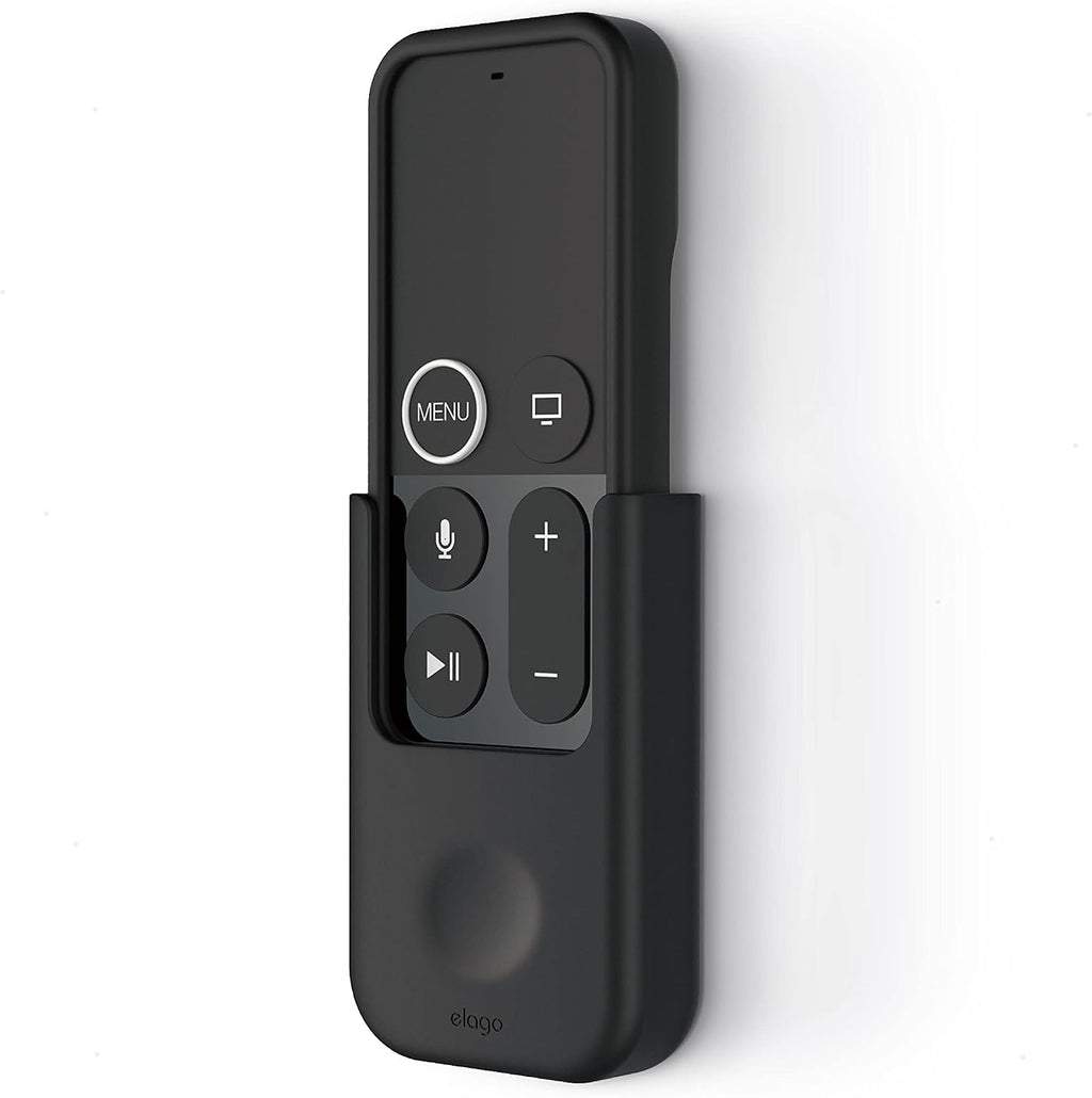 elago Apple TV Remote Holder Mount - [Gel Pad or Screw Options][Keeps It Secure][Cable Management] - Compatible with Apple TV Remote 4K / 4th Generation