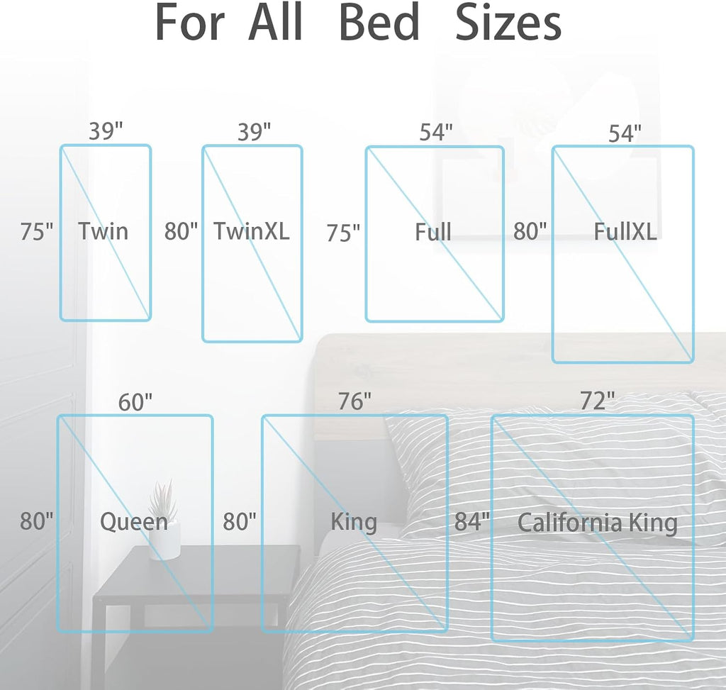 Pack of 2 Bed Sheet Straps, Fitted Sheet Holders for Corners