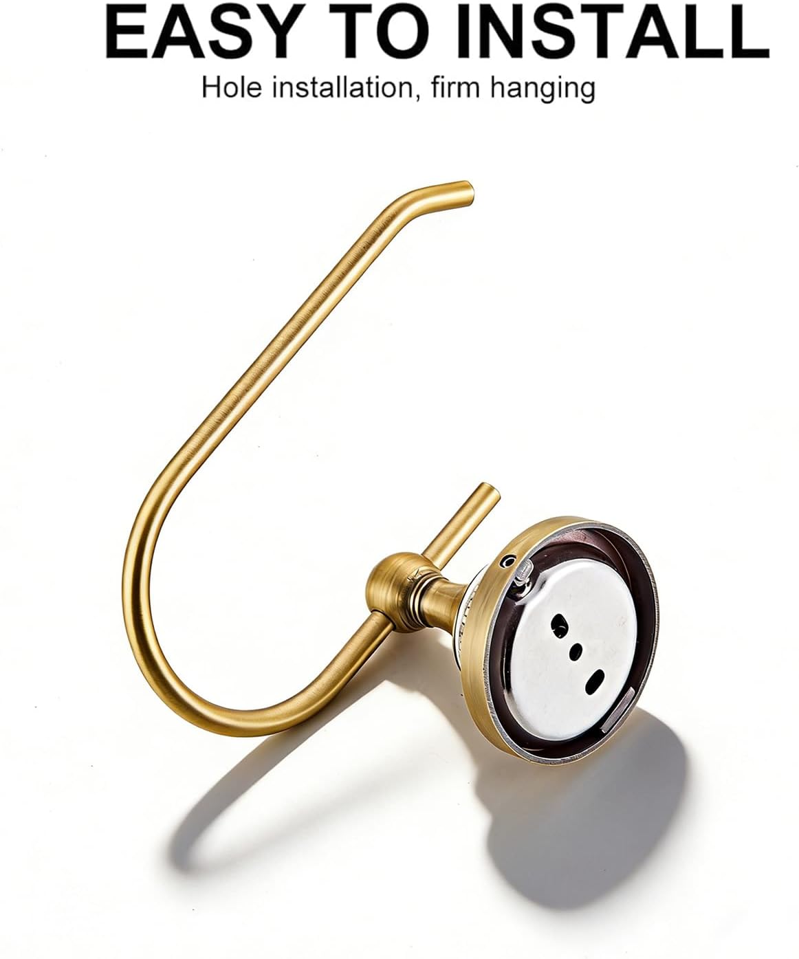 Toilet Paper Holder, NEWRAIN Antique Brass Bathroom Toilet Paper Roll Holder, Wall Mounted RV Tissue Roll Holder, Vintage Heavy Duty Screw-in Toilet Paper Dispenser for Bathroom，Farmhouse, Hotel,RV