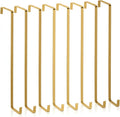 Sratte 8 Pcs Christmas Wreath Hangers for Front Door 14 Inch, Gold