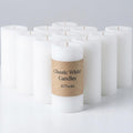 White Pillar Candles, 12 Packs Unscented Pillar Candle for Emergncy, Long-Lasting 360 Hours Burn Time Totally, Classic White Candles for Weddings, Centerpiece, Home Decor