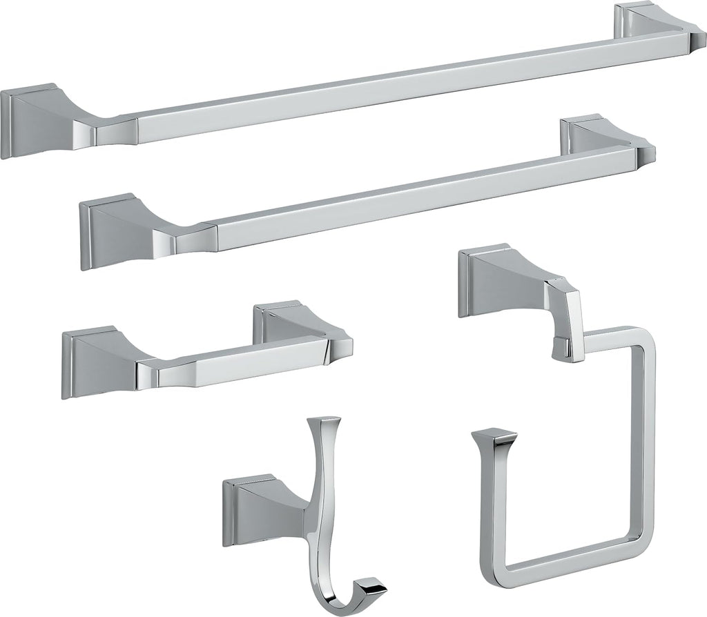 Delta Pivoting Toilet Paper Holder | Polished Chrome | Wall Mount | Dryden Bathroom Accessories