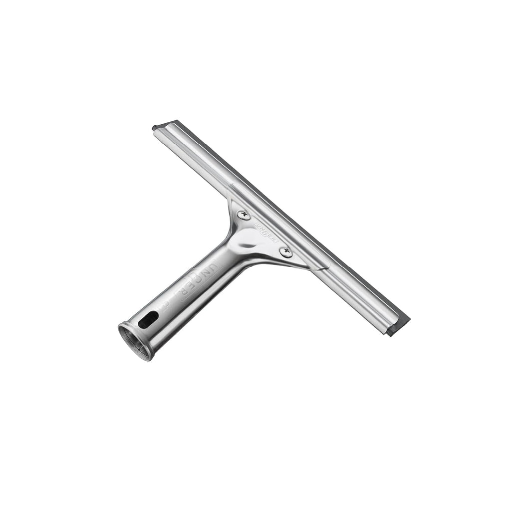Unger Professional 8” Stainless Steel Window & Glass Cleaning Squeegee - Cleaning Supplies, Heavy Duty Squeegee for Window Cleaning, Streak Free Results