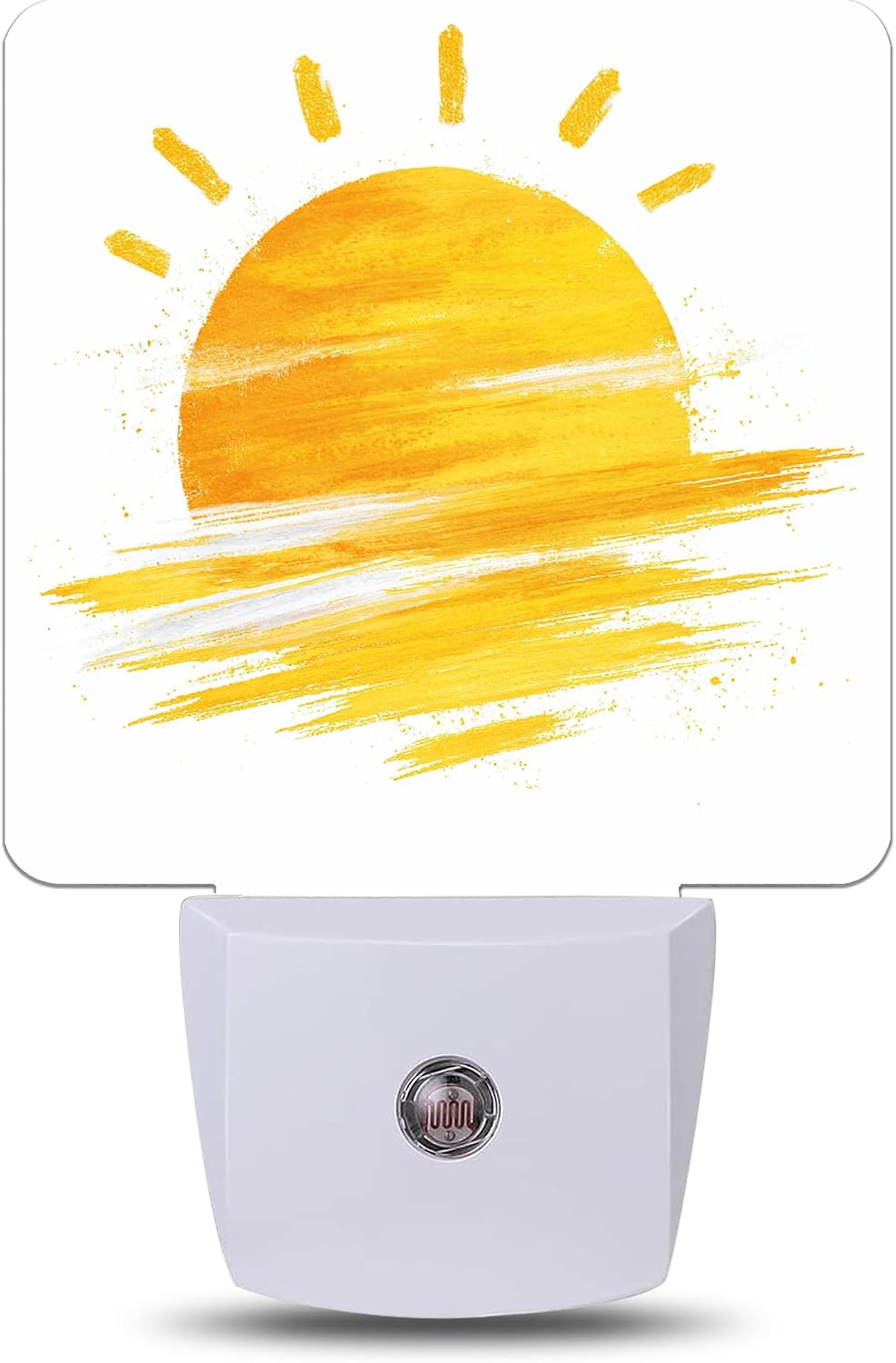 Boho Sun Night Light with Dusk to Dawn Light Sensors, Plug-in Wall Led Night Lights, Energy Efficient Lamp for Bedroom,Bathroom,Kitchen,Hallway,Stairs, Gifts Ideal for Girls Women