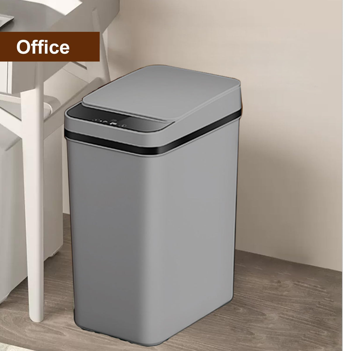 3 PACK - Small Trash Can with Lid for Bathroom - Automatic Trash Cans