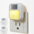 Compact Smart Motion Sensor LED Night Light - Dimmable, Adjustable Color, Plug-in for Hallway, Bathroom, Bedroom - Travel-Friendly (A-Flower, 2)