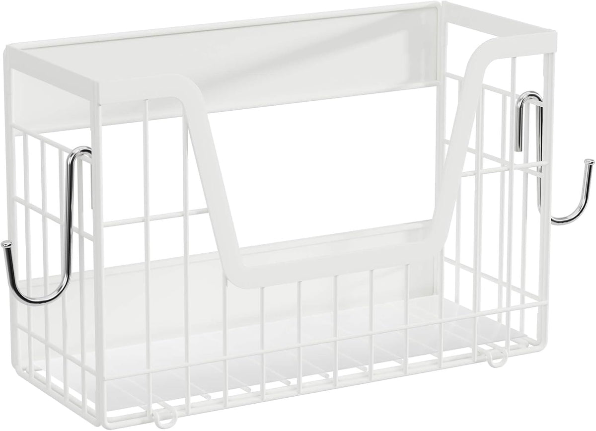 2 Set Magnetic Fridge Shelf, White Magnetic Fruit Basket for Fridge