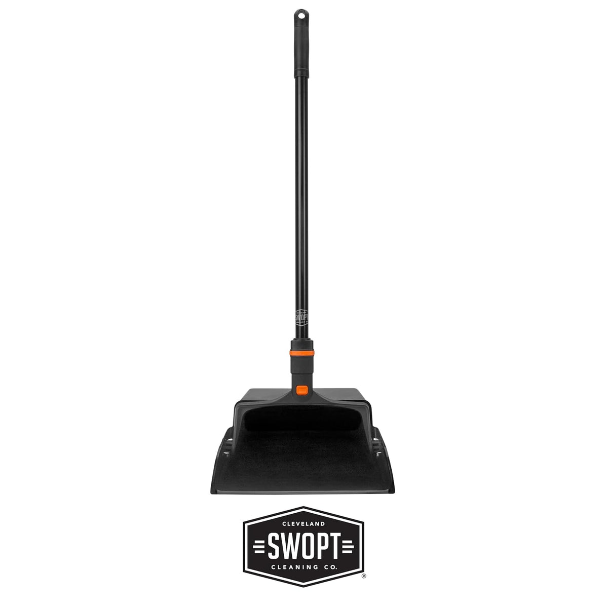 SWOPT 12” Upright Dustpan, Standard Combo – Ergonomic Design Eliminates Need to Bend While Cleaning – Interchangeable with All SWOPT Cleaning Products