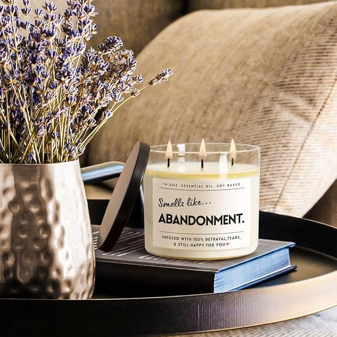 LUMELOOM Farewell Gifts for Coworkers 14.5oz Lavender Scented Candle