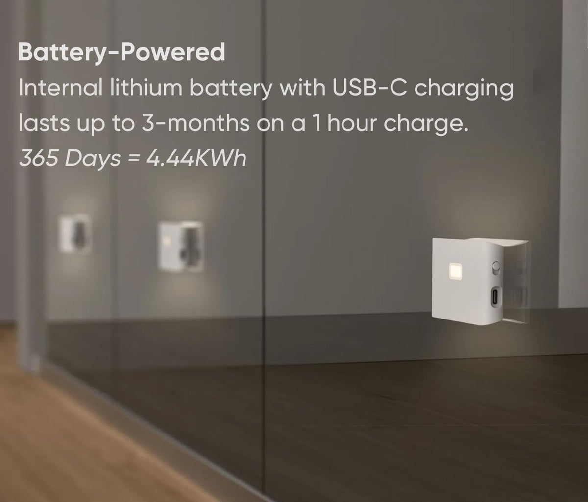 Wyze Lifestyle Rechargeable Motion Sensor Night Lights, 3 Pack