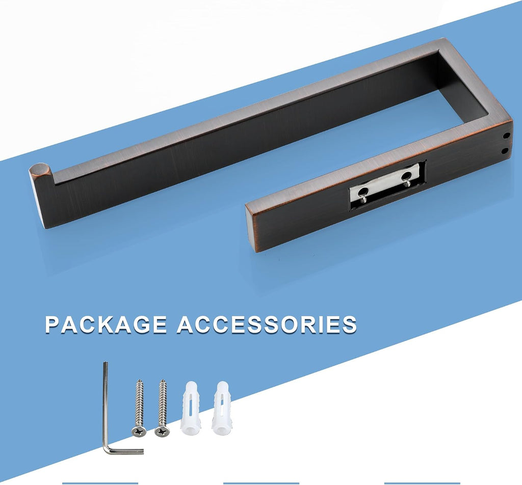 Sayayo Bathroom Hand Towel Holder, Oil Rubbed Bronze Towel Bar Wall Mounted