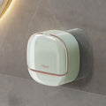 Soap Holder Dish Shower, Bar Soap Holder with Drainage, Self Draining Soap Holder, Wall Mounted Soap Box Tray Container for Bathroom, Bathtub Kitchen Sink (1PC Light Green)