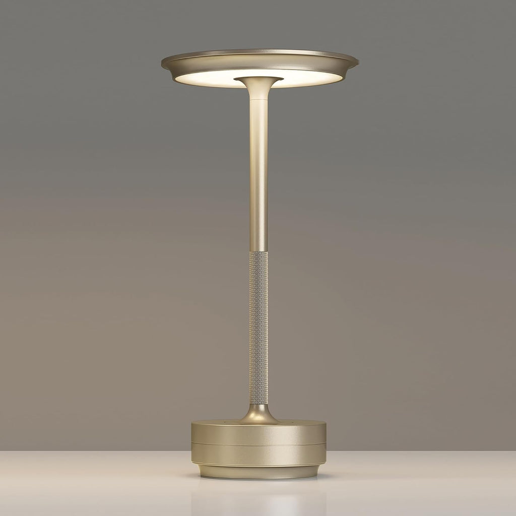 TBBGA 1 Pack Rechargeable Table Lamps Cordless, 5000mAh Outdoor Table Light