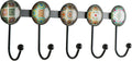 Coat Hooks with 5 Hooks, Decorative Wall Hooks for Hanging
