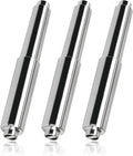 3 Pcs Toilet Paper Holder Spring Rod, Metal Springs Plastic Toilet Paper Roller Replacements, Adjustable Roller for Bathroom Use