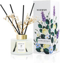 Reed Diffuser Set,5.07 fl oz (150 ml) - White Jasmine Oil Diffusers with 8 Reed Sticks,Home Fragrance Reed Diffuser for Bathroom Shelf Decor