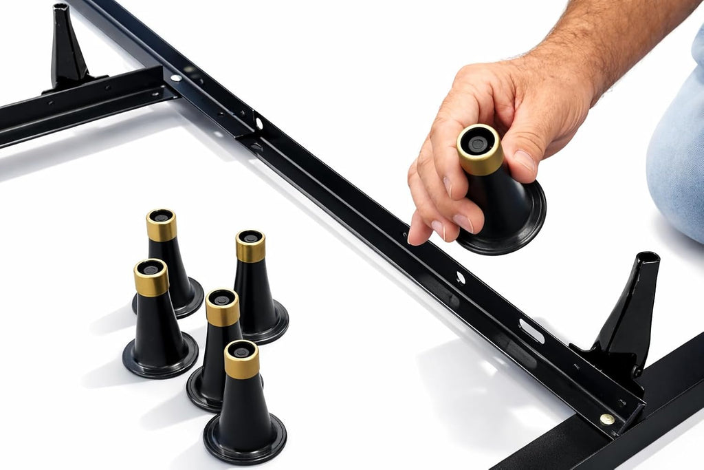 Tech Team 3.5 Inch Bed Risers for Metal Bed Frames, Heavy Duty, 6 Pack