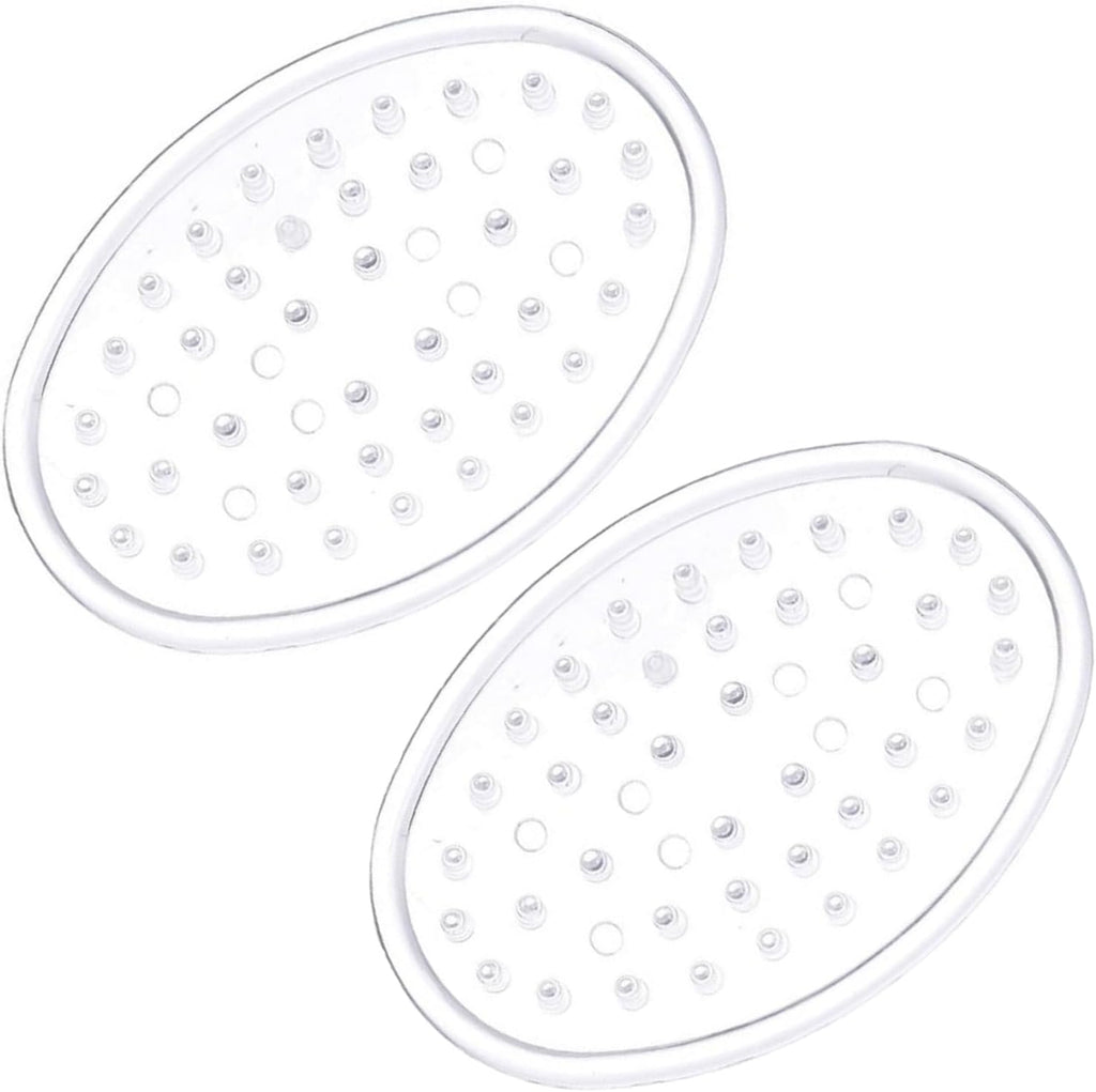 Better Houseware Soap Dish, Set of 2 Soap Holder, Non-Slip Plastic Bar Soap Holder Shower for Bathroom Organization Soap Saver Soap Dishes for Bar Soap