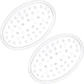 Better Houseware Soap Dish, Set of 2 Soap Holder, Non-Slip Plastic Bar Soap Holder Shower for Bathroom Organization Soap Saver Soap Dishes for Bar Soap
