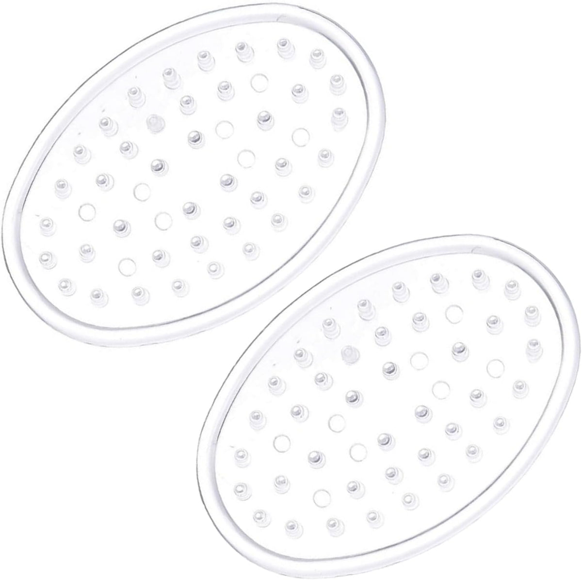 Better Houseware Soap Dish, Set of 2 Soap Holder, Non-Slip Plastic Bar Soap Holder Shower for Bathroom Organization Soap Saver Soap Dishes for Bar Soap
