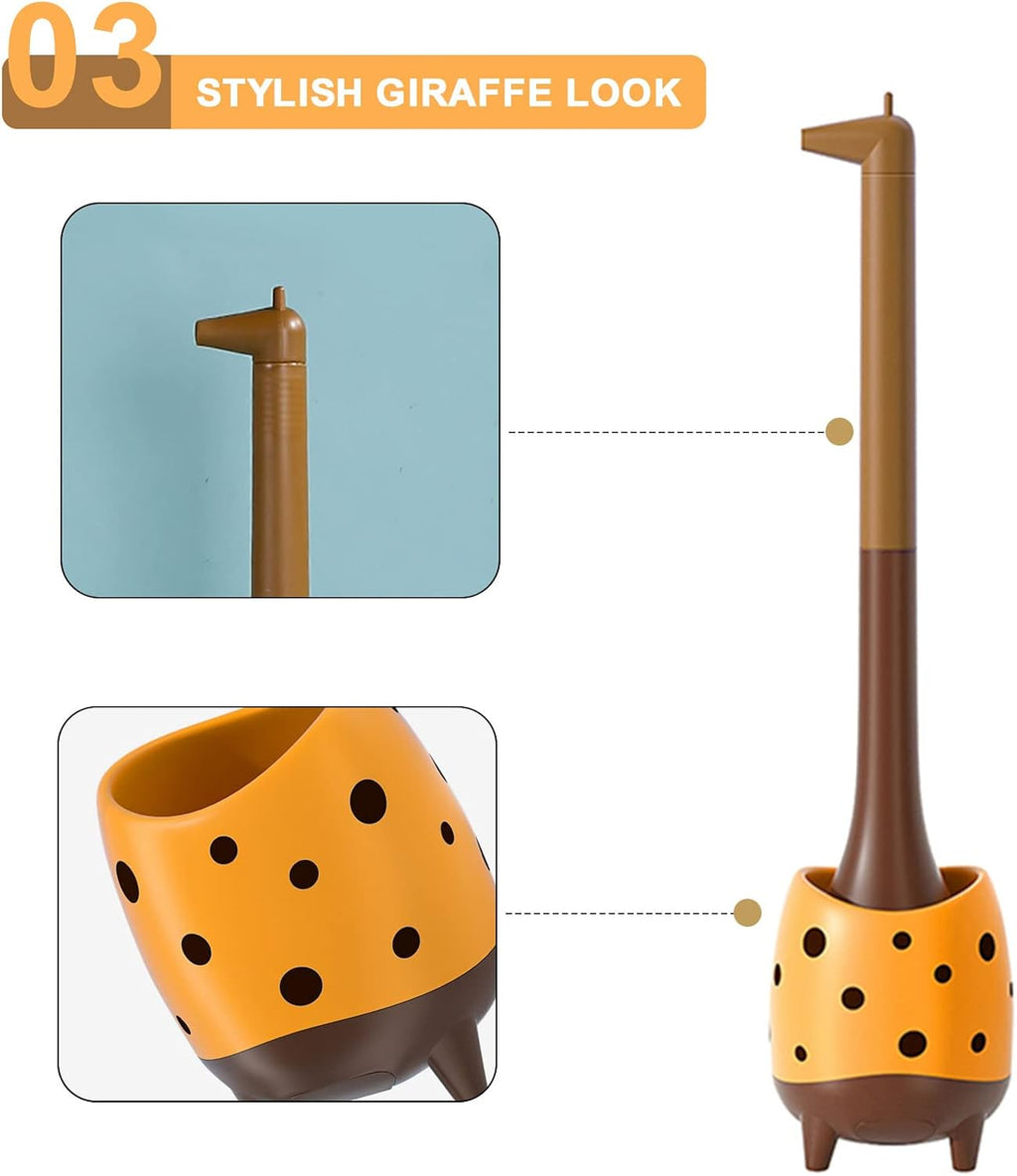 Toilet Brush, Giraffe Shape,1-Pack