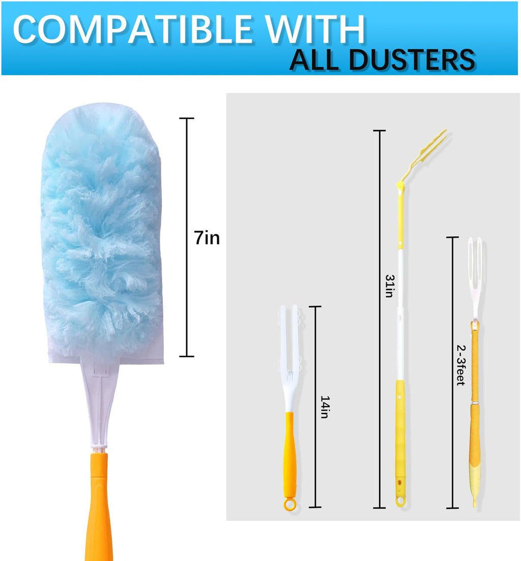 50 Count Duster Refills for Swiffer Dusters with 1 Handle