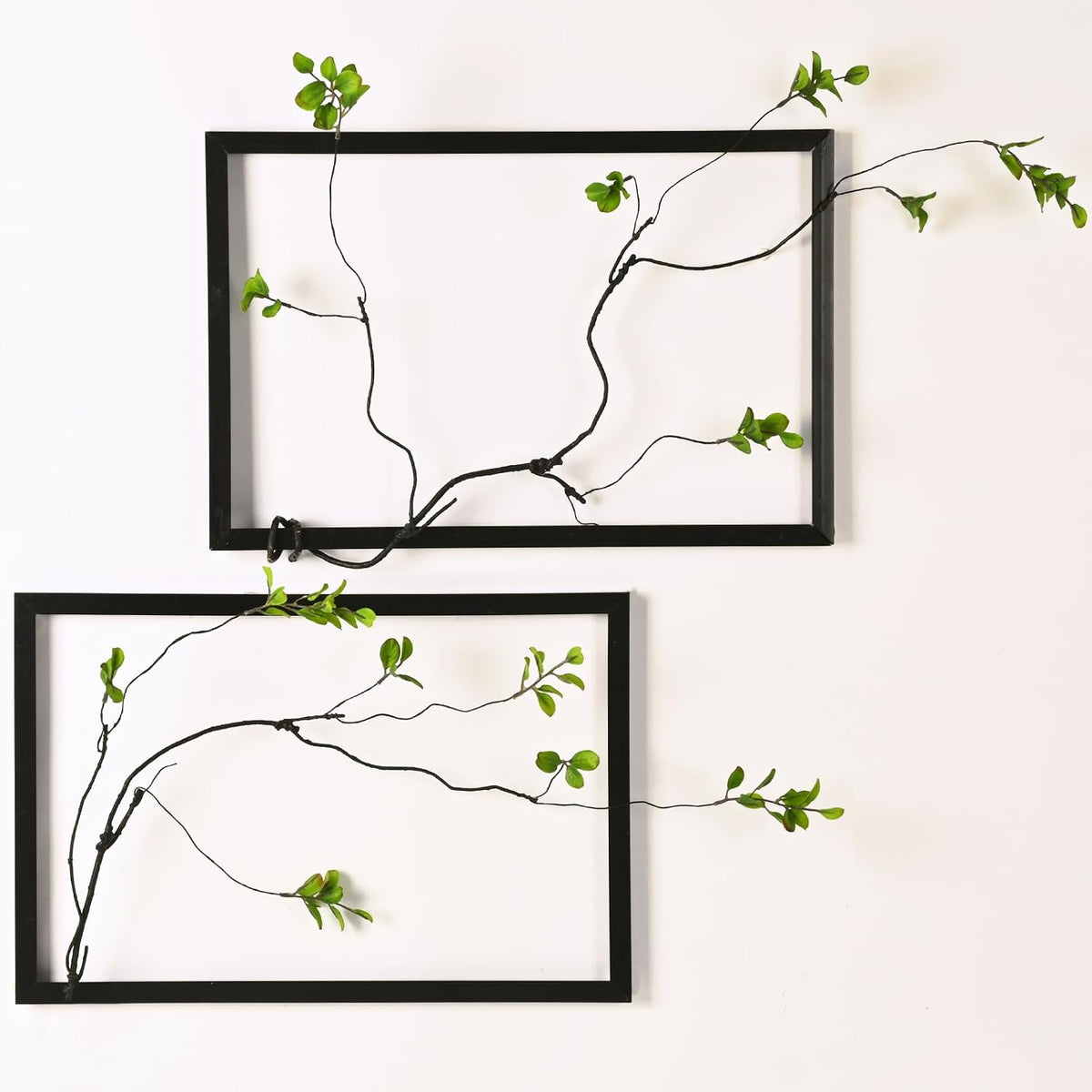 Waipfaru 8PCS Artificial Ficus Branches for Vase, Faux Greenery Stems for Vase Filler, 47in Realistic Flexible Eucalyptus Stems Fake Artificial Twig Plants Indoor Home Tables Centerpieces Office Decor