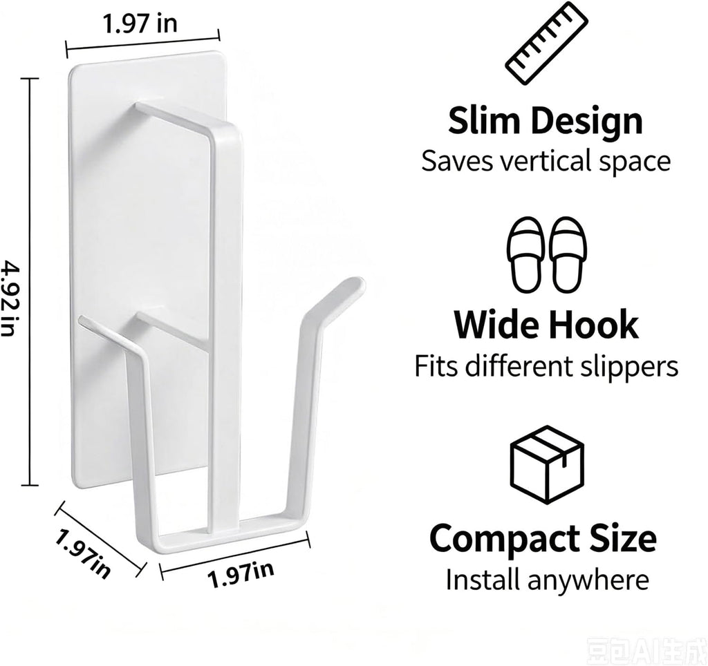 Magnetic Shoe Rack for RV Shoe Storage, 2 Pack Metal White