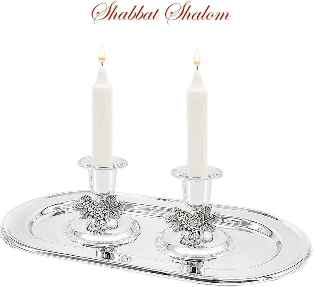 Classic White Candles-72 Bulk 2 Pack (Total of 144 Candles) - Traditional Shabbat, Dinner, Ceremonies, and Emergencies- Long Lasting Burn Time