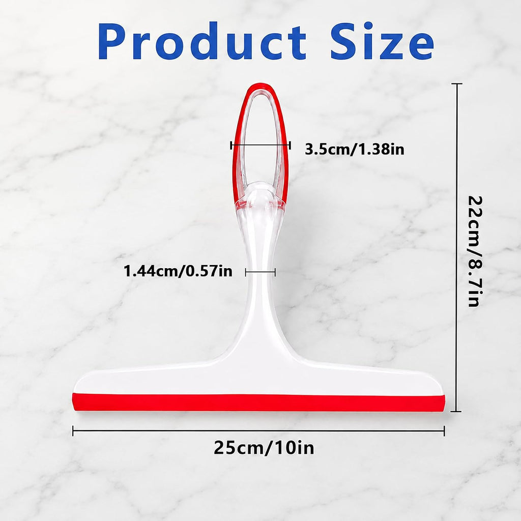 Shower Squeegee for Glass Doors, 3pcs Bathroom Squeegee for Shower Glass