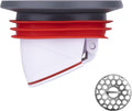 2-Inch Magnetic Shower and Floor Drain Seal with Hair Catcher