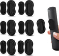 HOTEC 6 Pack Magnetic Remote Control Holder Wall Mount, Upgraded No Drill Self-Adhesive TV Remote Organizer, Universal Storage for TV, Fan, AC, Media & RV Accessories, Black