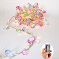 Battery Fairy String Lights Acrylic Gems Jewels String Lights with Remote